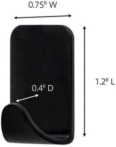 Designer Hooks, Medium, Brushed Nickel, 3-Hooks (17081BN-3ES), Great for Dorm Decor