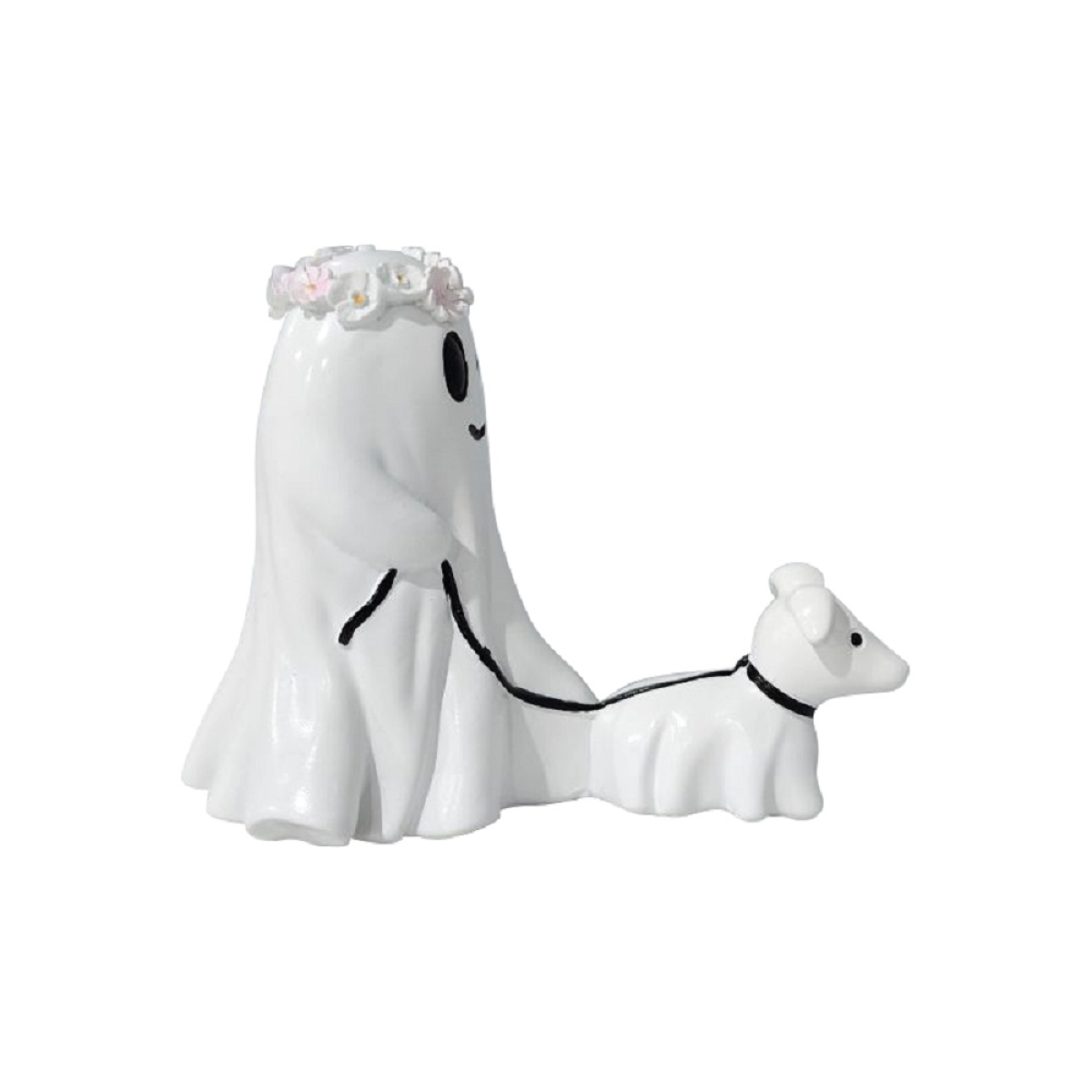 Funny Halloween Ghost Dog Ornament, Decor for Indoor Outdoor