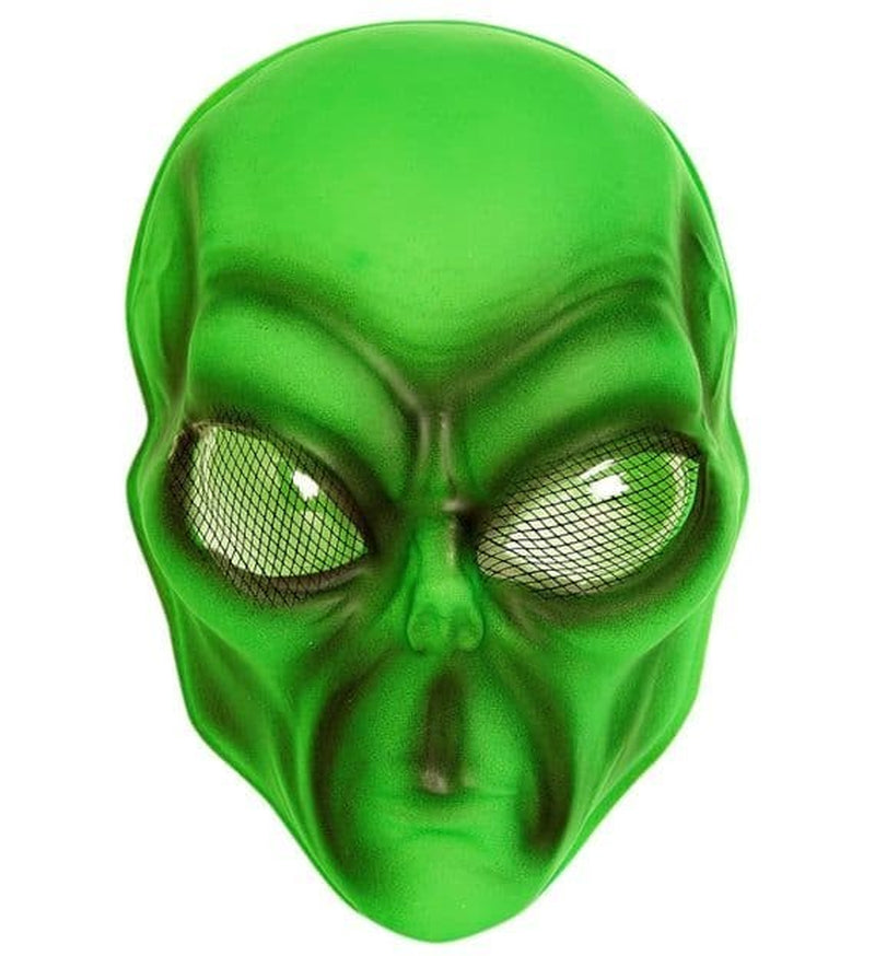 Halloween Neon PVC Alien Mask