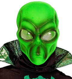 Halloween Neon PVC Alien Mask