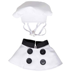 Dog chef costume hat set pet clothing, porch goose costume Halloween cosplay