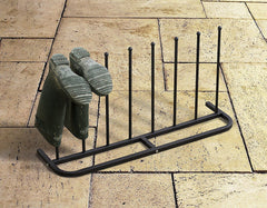 4 Pair Black Boot Shoe Welly Stand Storage Organizer