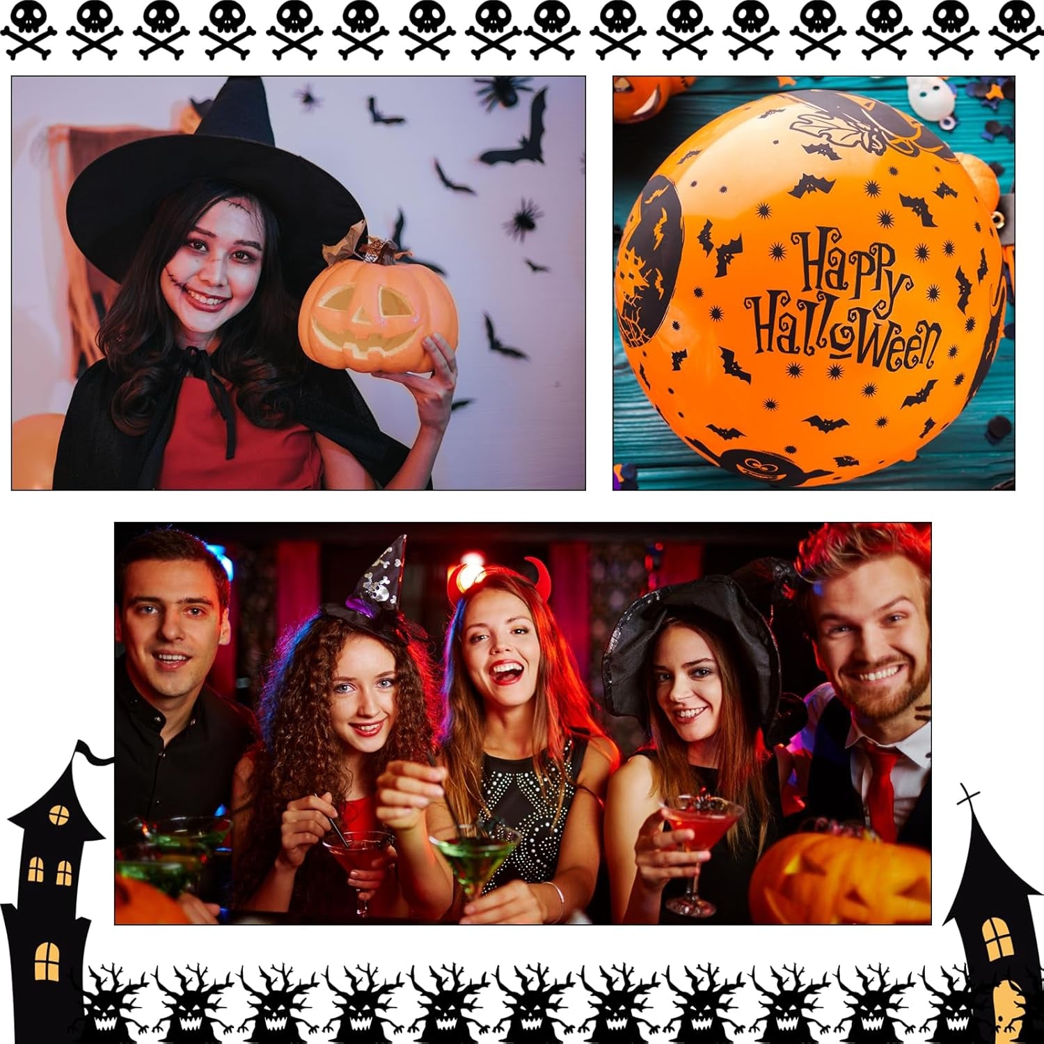 Halloween Eyelashes 3D Halloween Lashes Natural Pumpkin Eyelashes Reusable Eye Lashes Halloween False Eyelashes Natural Look Fake Eyelashes for Halloween Party, Halloween Cosplay, Gifts for Girls