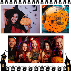 Halloween Eyelashes 3D Halloween Lashes Natural Pumpkin Eyelashes Reusable Eye Lashes Halloween False Eyelashes Natural Look Fake Eyelashes for Halloween Party, Halloween Cosplay, Gifts for Girls