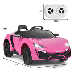 12V Electric Kids Car Wth 2.4G Remote Control and Spring Suspension