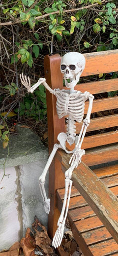 64CM POSEABLE FULL LIFE HUMAN SKELETON HALLOWEEN HAUNTED HOUSE PARTY PROP