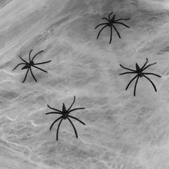 300G HALLOWEEN SPIDER WEB STRETCHABLE COBWEBS with 60 SPIDERS for HALLOWEEN