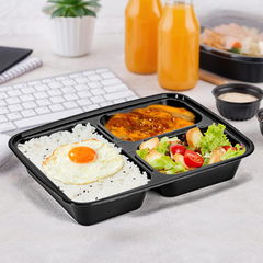 10pk 3 Compartment Meal Prep Containers x3