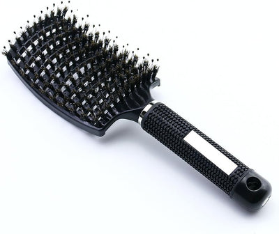 Boar Bristle Hair Brush Set – Curved and Vented Detangling Hair Brush