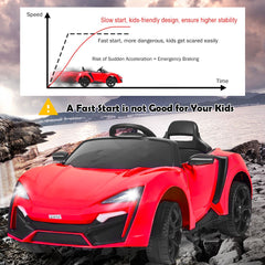 12V Electric Kids Car Wth 2.4G Remote Control and Spring Suspension