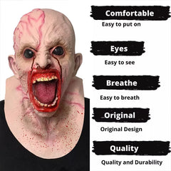 Halloween Horror Props for Theme Photo-Taking Scary Cosplay Mask Halloween Props Are Adopting