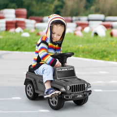 Licensed Jeep Ride on Push Car with Steering Wheel and Engine Sound for Ages 18-36 Months