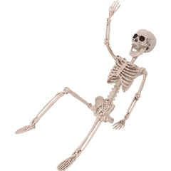 64CM POSEABLE FULL LIFE HUMAN SKELETON HALLOWEEN HAUNTED HOUSE PARTY PROP