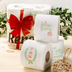 Xmas Toilet Roll 4 Pack