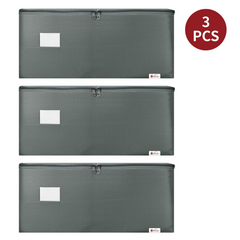 3PK Storage Bags Medium Dark Grey