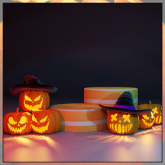 Halloween Kit of Carving Tools, Stencils,Ballo