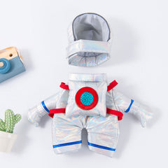 Pet clothes are funny take a knife transform into a pet dog Halloween pet