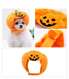 Pet Cat Dog Pumpkin Cat Hat Halloween Ghost Festival Decoration Headwear Supplies