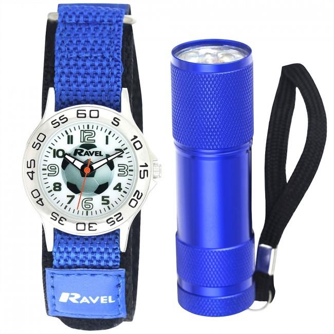 Ravel Football Kids Watch and Torch Set