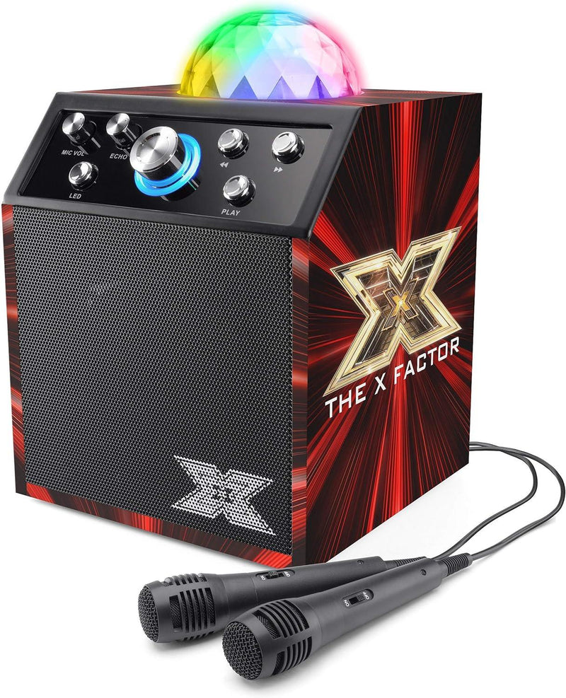 X Factor Disco Cube Speaker Printed