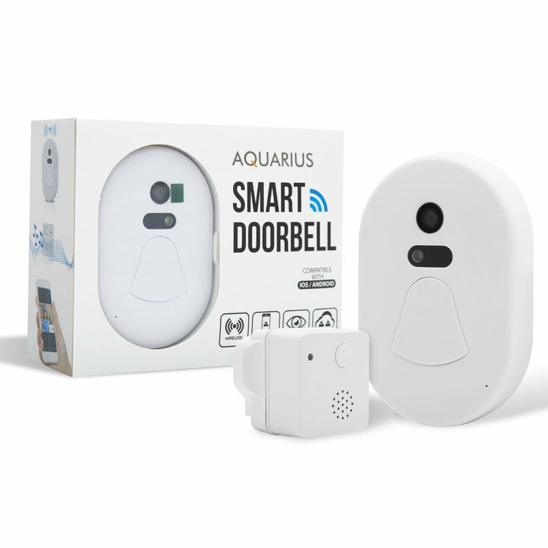 Wifi Wireless Smart Camera Doorbell White