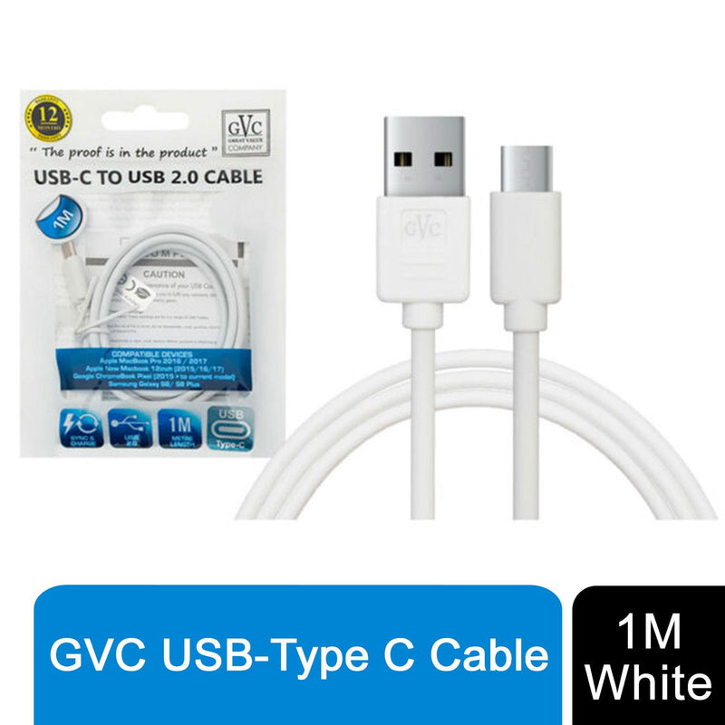 USB to Type C Cable, For Phone & Pad, Charging & Syncing 1m