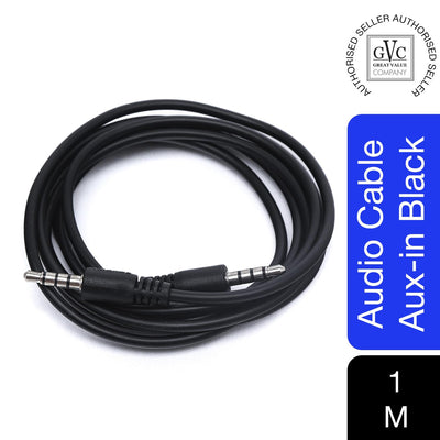 Audio Cable  3.5mm STEREO AUX IN CABLE 1M With 2 types of Colour