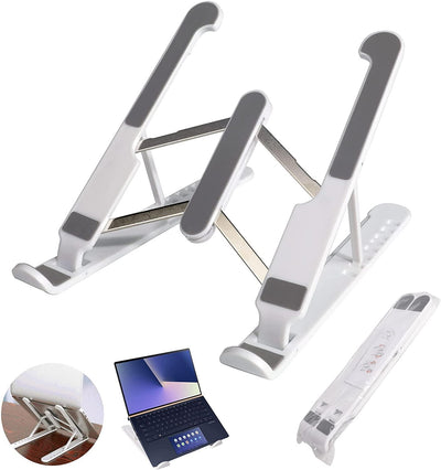 8 Angles Adjustable Foldable Laptop Holder Suitable for All Laptops