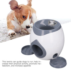 Dog Ball Feeding Toys Dog Tennis Ball Feeding Machine with 2 Tennis for Dog Training