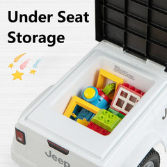 Licensed Jeep Ride on Push Car with Steering Wheel and Engine Sound for Ages 18-36 Months