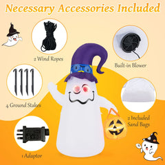 180 CM Halloween Inflatables with Dimming Infinity Mirror Lights