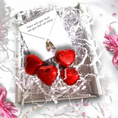 Ballet Shoes Charm Necklace Mini Gift Hamper