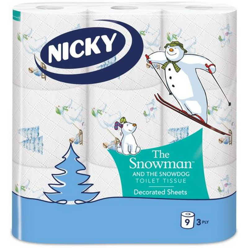 Nicky Snowman Toilet Rolls 9