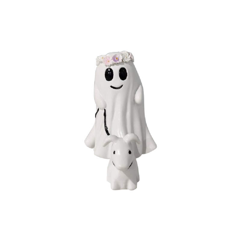 Funny Halloween Ghost Dog Ornament, Decor for Indoor Outdoor